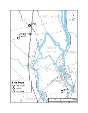 Juniper Ridge Landfill area map click to view larger