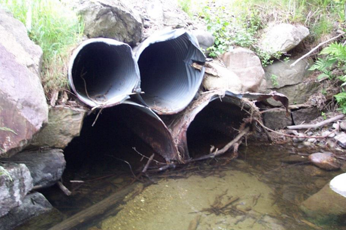 culvert, pre-construction