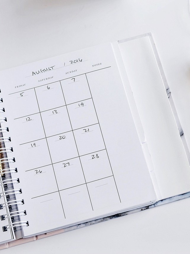 desk planner with tools