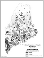 Bullfrog distribution map (PDF)